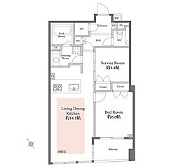 間取図画像 1LDK