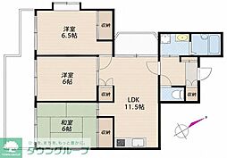 ヴァンヴェール 3LDKの間取図画像