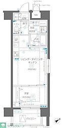 ZOOM立川CinemaSite 1LDKの間取図画像