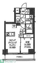 ルフレグランデ府中 5階1LDKの間取り