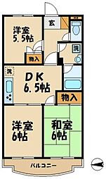 ブリージングタウンエミネンス 3DKの間取図画像