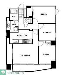 イプセ府中 2SLDKの間取図画像