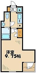 ビバリーホームズ千歳烏山 1Kの間取図画像