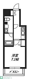 リヴシティ八王子 1DKの間取図画像
