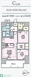 八王子市寺町マンション 1SLDKの間取図画像