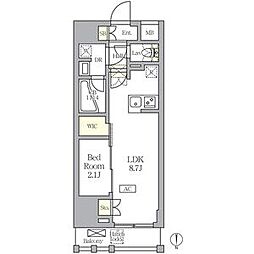 間取図画像 1LDK