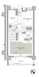 ParkCube西ヶ原STAGE 2LDKの間取図画像