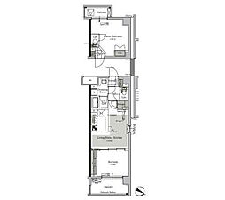 ParkCube西ヶ原STAGE 2LDKの間取図画像