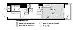 ライオンズマンション本駒込第2 ワンルームの間取図画像