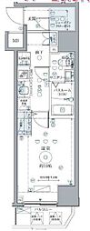 クレビスタ西巣鴨 1Kの間取図画像