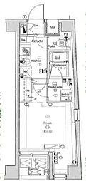 エルフラット板橋 1Kの間取図画像