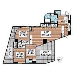 物件の間取り