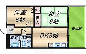 パークサイド前田1号館  ｜ 大阪府豊中市長興寺南４丁目（賃貸マンション2LDK・1階・44.00㎡） その2