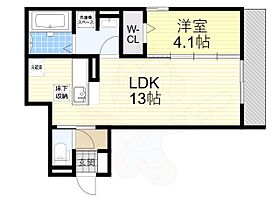 アリビオ蛍池  ｜ 大阪府豊中市螢池北町１丁目6番3号（賃貸アパート1LDK・1階・41.03㎡） その2