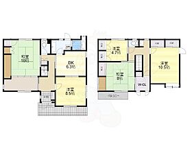 緑丘4丁目戸建て  ｜ 大阪府豊中市緑丘４丁目（賃貸一戸建4DK・1階・143.94㎡） その2