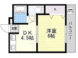 服部マンション 3階/-