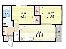 クレセル利倉東2 3階/-