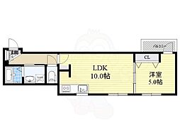 プレジール曽根 2階/-