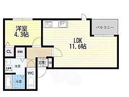 阪急宝塚本線 庄内駅 徒歩4分 2階/-