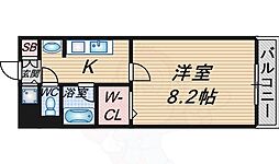エスポワール高坂 1Kの間取図画像