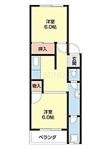 興里マンション 6 ｜ 和歌山県和歌山市狐島（賃貸マンション2K・2階・33.00㎡） その2