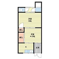 有家住宅 1-5 ｜ 和歌山県和歌山市有家（賃貸アパート2K・1階・33.00㎡） その2