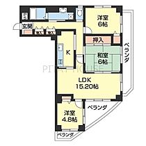 和歌山県和歌山市鳴神（賃貸マンション3LDK・6階・68.08㎡） その2