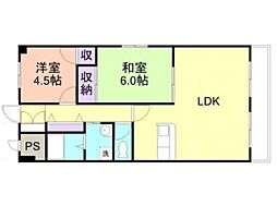 サンマリーン田中コーポ 2階/202