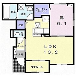間取図画像 1LDK