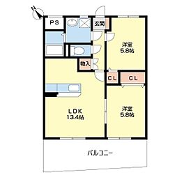 ユーミー新留丁・ファーストステージ 2階/202