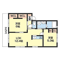 シャーメゾン打田 1階/101