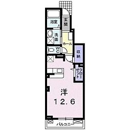 サニー・ブライト ワンルームの間取図画像