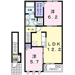 ボヌール岩橋 I 2階