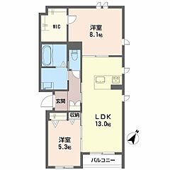 物件の間取り
