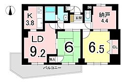 間取図画像 2SLDK