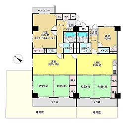 間取図画像 8LDK