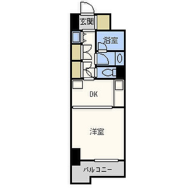 グランディール大濠 ｜福岡県福岡市中央区荒戸1丁目(賃貸マンション1DK・10階・33.25㎡)の写真 その2