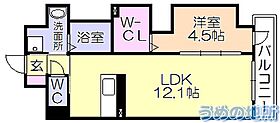 Tiara本町 103 ｜ 福岡県久留米市本町（賃貸マンション1LDK・10階・40.42㎡） その2