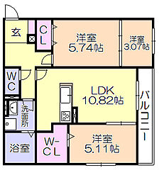 物件の間取り