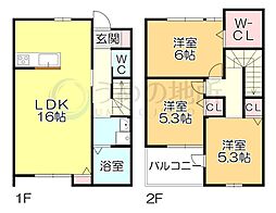 grand maison K 3LDKの間取図画像