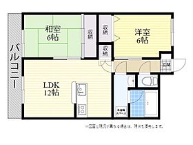 エクセル野田 403 ｜ 大分県大分市大字下郡（賃貸アパート2LDK・4階・54.86㎡） その2