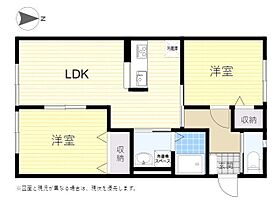 レジデンス 101 ｜ 大分県大分市向原東１丁目6番3号（賃貸アパート2LDK・1階・54.00㎡） その2