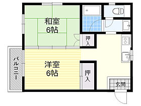 コーポ大空 203 ｜ 大分県大分市高松２丁目3番23号（賃貸アパート2K・1階・34.02㎡） その2