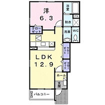 サンリット　1 101 ｜ 大分県大分市三川下１丁目5番39号（賃貸アパート1LDK・1階・46.49㎡） その2