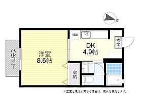 リリーフライフ 205 ｜ 大分県大分市西新地１丁目5番10号（賃貸アパート1DK・2階・30.46㎡） その2