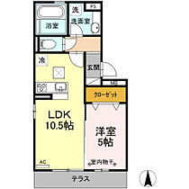 リシェスSERI 2 102 ｜ 大分県大分市大字市702番1号（賃貸アパート1LDK・1階・40.04㎡） その2