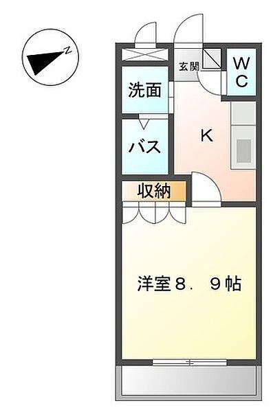 パル・川成 201｜大分県大分市大字田尻(賃貸アパート1K・2階・30.96㎡)の写真 その2