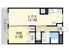 ユーミーマンションバウム1号館 207 ｜ 大分県大分市大字上宗方278番1号（賃貸マンション1LDK・2階・43.74㎡） その2