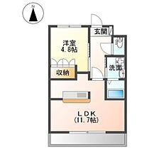 レスポワール 103 ｜ 大分県大分市賀来南１丁目6番20号（賃貸アパート1LDK・1階・40.00㎡） その2