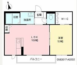 ソルシエロ 202 ｜ 大分県大分市大字田尻68番1号（賃貸アパート1LDK・2階・40.32㎡） その2